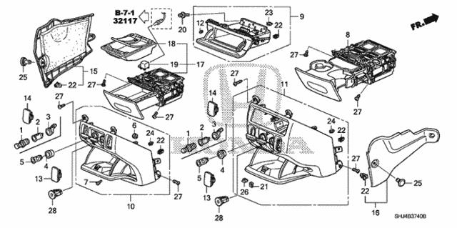 90671S47003ZM Honda Кліпса