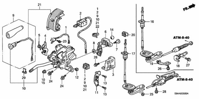 54317S7D981 Honda Клипса