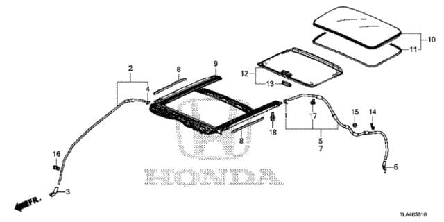 91504TR0J01 Honda Клипса