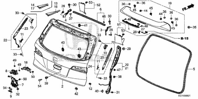 91530TAA003 Honda Кліпса