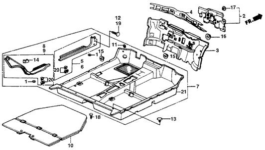 91564SH3003ZN Honda Кліпса