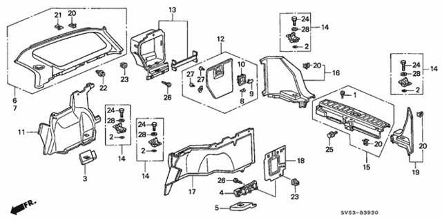 92301060200A Honda Болт (6x20)