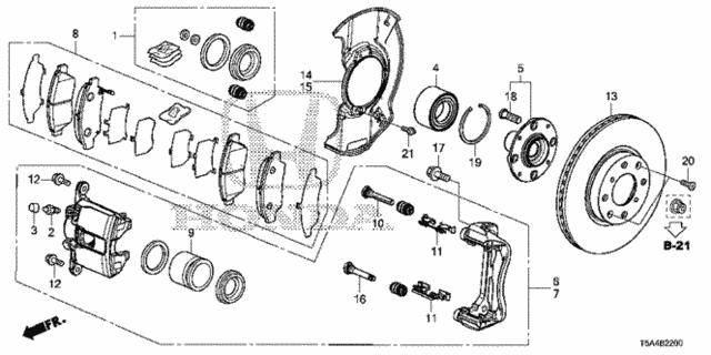 45216T5B003 Honda Поршень
