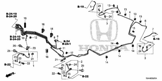 46395TX4A11 Honda Кліпса