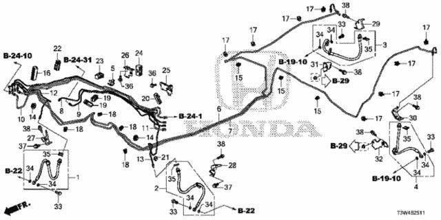 46396SFEJ21 Honda Клипса