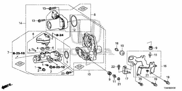 46665SZWJ51 Honda Наконечник