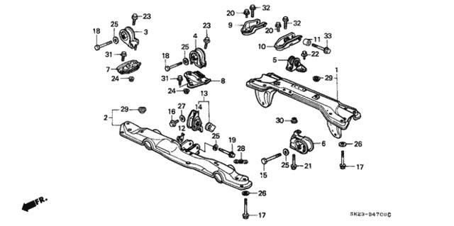 Болт Honda 95701-100-2208