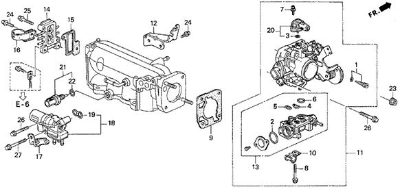 04106P1EA50 Honda Клипса