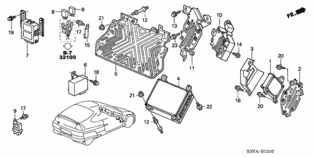 39981S3YA00 Honda Кронштейн осушителя