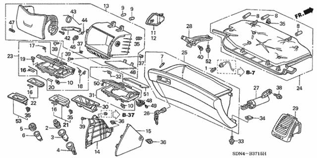 77288SDAA01 Honda Наклейка