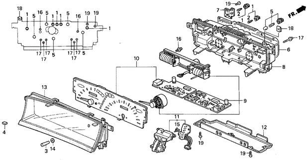 78125SS0A31 Honda Панель