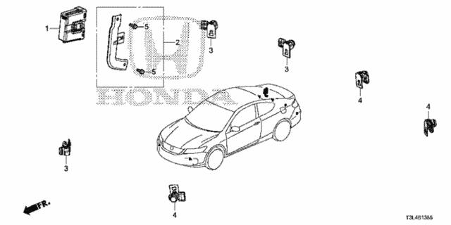 39671T2AC00 Honda Кронштейн осушителя