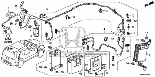 39821SZAA00 Honda Кронштейн осушителя