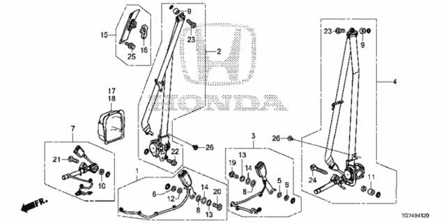 81441SJDJ01 Honda Хомут
