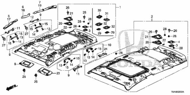 83242T5RA30 Honda Кронштейн осушителя