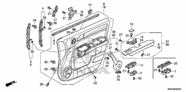 83585SYEA01 Honda Кронштейн осушителя