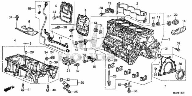 111045R0000 Honda Шайба дистанционная