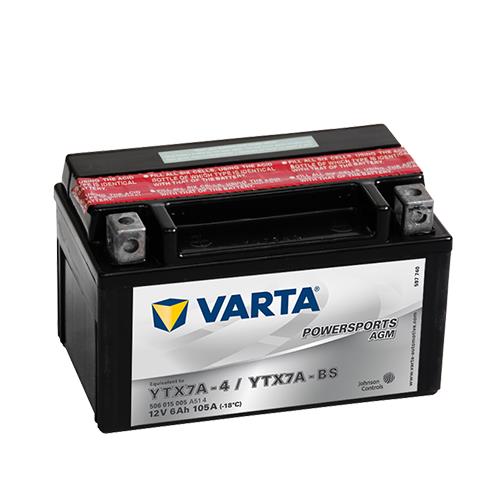 Varta 506015005A514 Акумулятор Varta Powersports AGM 12В 6Ач 105А(EN) L+ 506015005A514: Купити в Україні - Добра ціна на EXIST.UA!