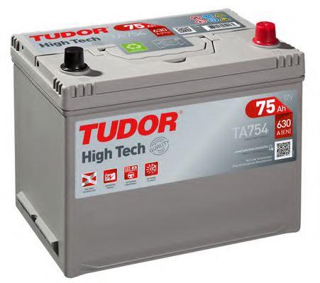 Tudor TA754 Акумулятор Tudor High Tech 12В 75Ач 630А(EN) R+ TA754: Приваблива ціна - Купити в Україні на EXIST.UA!