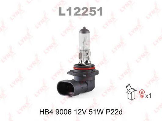 LYNXauto L12251 Лампа галогенна 12В HB4 51Вт L12251: Купити в Україні - Добра ціна на EXIST.UA!