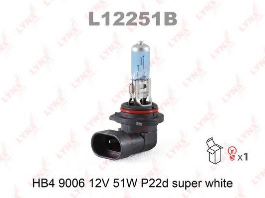 LYNXauto L12251B Лампа галогенна 12В HB4 51Вт L12251B: Купити в Україні - Добра ціна на EXIST.UA!