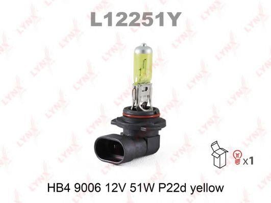 LYNXauto L12251Y Лампа галогенна 12В HB4 51Вт L12251Y: Купити в Україні - Добра ціна на EXIST.UA!