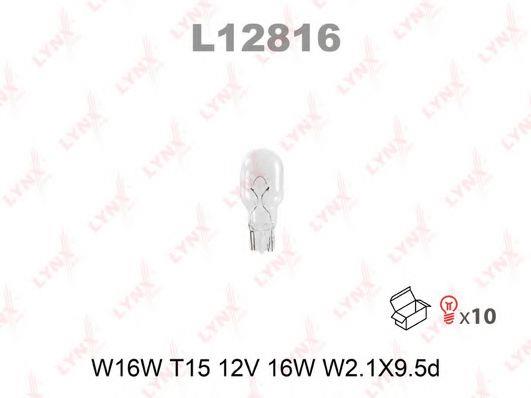 LYNXauto L12816 Лампа розжарювання W16W 12V 16W L12816: Купити в Україні - Добра ціна на EXIST.UA!