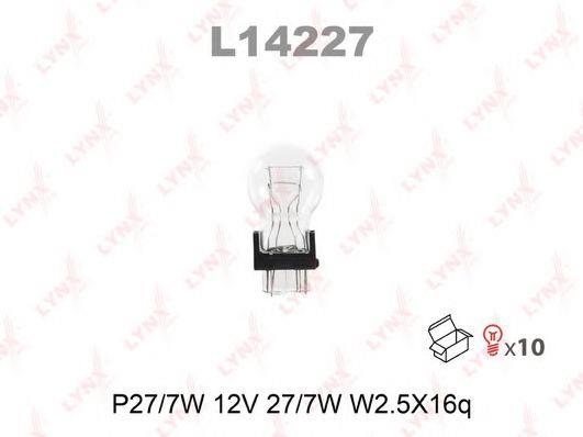 LYNXauto L14227 Лампа розжарювання P27/7W 12V 27/7W L14227: Купити в Україні - Добра ціна на EXIST.UA!