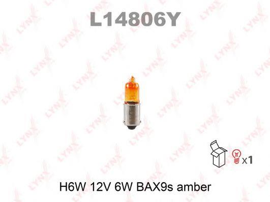 LYNXauto L14806Y Лампа розжарювання жовта H6W 12V 6W L14806Y: Купити в Україні - Добра ціна на EXIST.UA!