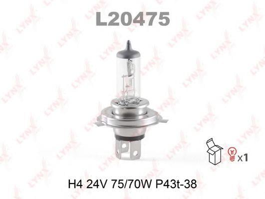 LYNXauto L20475 Лампа галогенна 24В H4 75/70Вт L20475: Купити в Україні - Добра ціна на EXIST.UA!