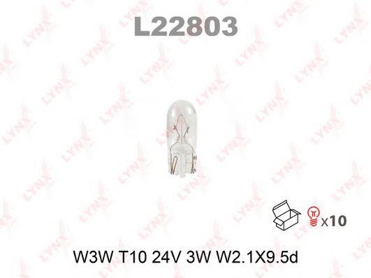 LYNXauto L22803 Лампа розжарювання W3W 24V 3W L22803: Купити в Україні - Добра ціна на EXIST.UA!