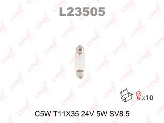 LYNXauto L23505 Лампа розжарювання C5W 24V 5W L23505: Приваблива ціна - Купити в Україні на EXIST.UA!