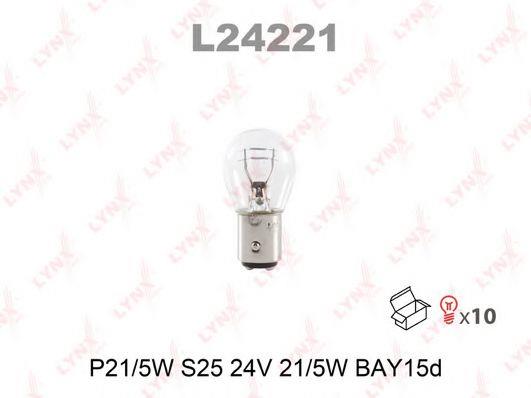 LYNXauto L24221 Лампа розжарювання P21/5W 24V 21/5W L24221: Приваблива ціна - Купити в Україні на EXIST.UA!