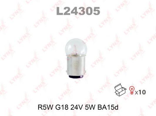 LYNXauto L24305 Лампа розжарювання R5W 24V 5W L24305: Купити в Україні - Добра ціна на EXIST.UA!