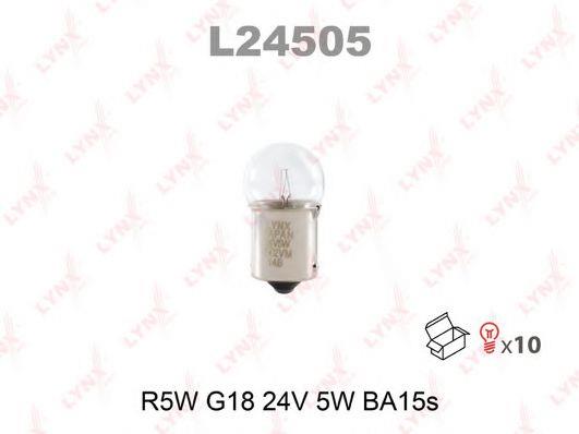 LYNXauto L24505 Лампа розжарювання R5W 24V 5W L24505: Купити в Україні - Добра ціна на EXIST.UA!