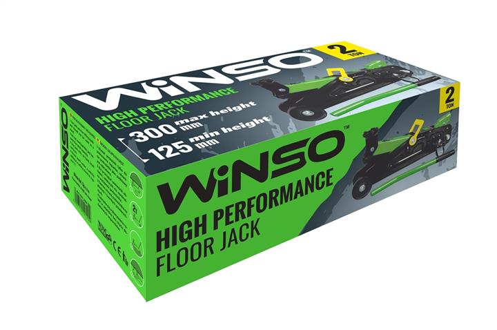 Winso 191200 Домкрат гідравлічний, підкатний WINSO 2т, висота 125-300мм, картонна упаковка 191200: Купити в Україні - Добра ціна на EXIST.UA!