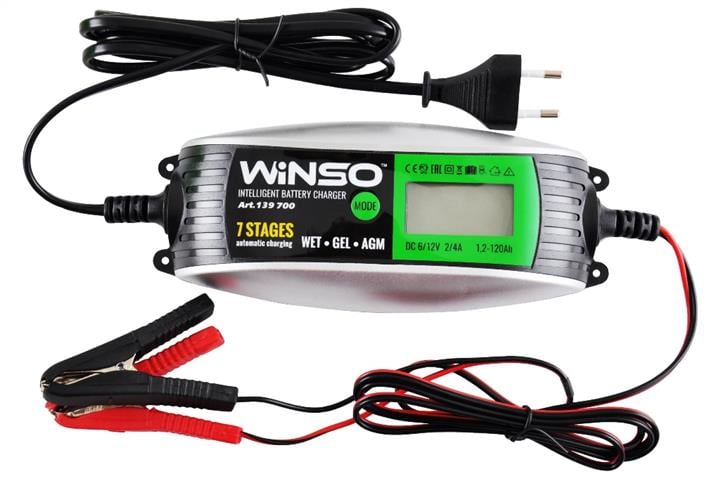 Winso Зарядное устройство АКБ WINSO 6&#x2F;12В 4А, емкость 120А&#x2F;ч – цена 807 UAH