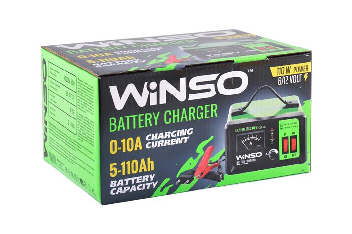Winso Зарядний пристрій АКБ WINSO 6&#x2F;12В 10А, ємність 100А&#x2F;год – ціна 1159 UAH