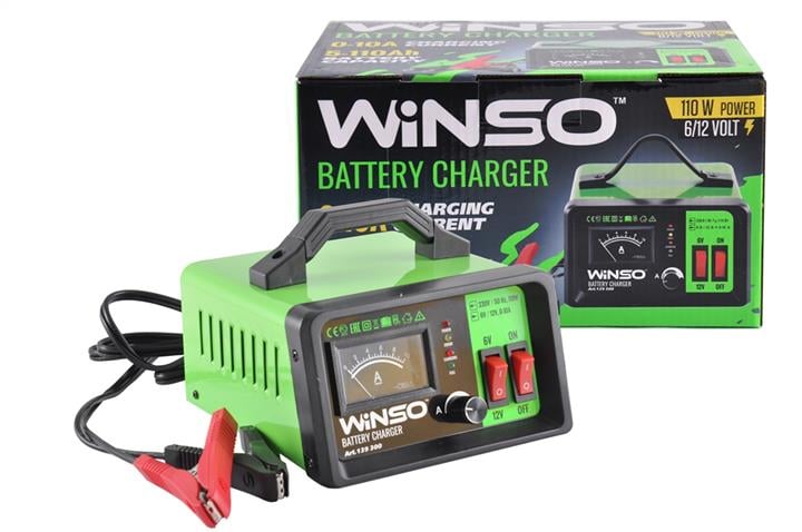 Winso 139300 Зарядное устройство АКБ WINSO 6/12В 10А, емкость 100А/ч 139300: Купить в Украине - Отличная цена на EXIST.UA!