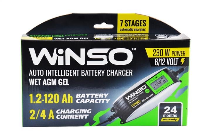 Winso 139700 Зарядное устройство АКБ WINSO 6/12В 4А, емкость 120А/ч 139700: Купить в Украине - Отличная цена на EXIST.UA!