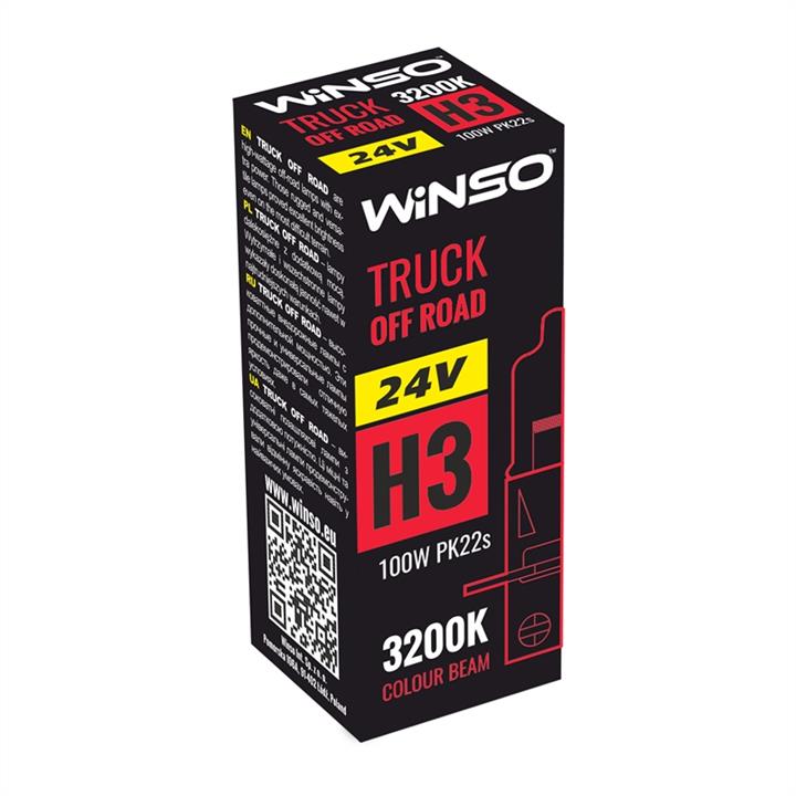 Winso 724310 Лампа галогенна Winso Truck Off Road 24В H3 100Вт 724310: Купити в Україні - Добра ціна на EXIST.UA!