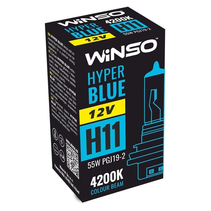 Winso 712820 Лампа галогенна Winso Hyper Blue 12В H11 55Вт 712820: Купити в Україні - Добра ціна на EXIST.UA!