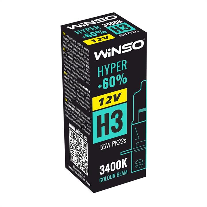 Winso 712320 Лампа галогенна Winso Hyper +60% 12В H3 55Вт +60% 712320: Приваблива ціна - Купити в Україні на EXIST.UA!