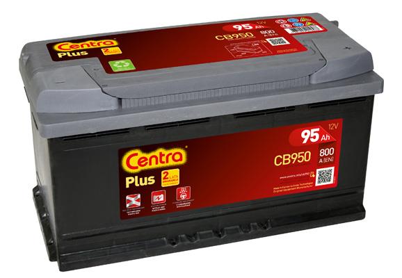 Centra CB950 Акумулятор Centra Plus 12В 95Ач 800А(EN) R+ CB950: Приваблива ціна - Купити в Україні на EXIST.UA!