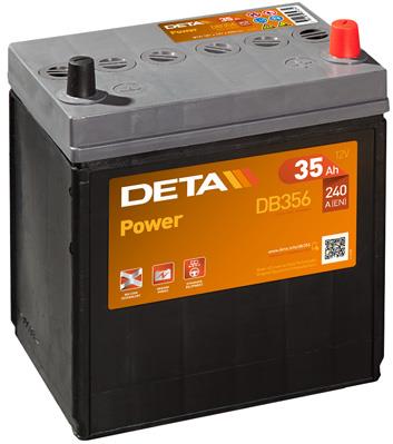 Deta DB356 Акумулятор Deta Power 12В 35Ач 240А(EN) R+ DB356: Приваблива ціна - Купити в Україні на EXIST.UA!