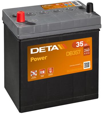 Deta DB357 Акумулятор Deta Power 12В 35Ач 240А(EN) L+ DB357: Приваблива ціна - Купити в Україні на EXIST.UA!