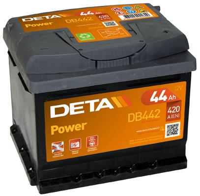 Deta DB442 Акумулятор Deta Power 12В 44Ач 420А(EN) L+ DB442: Купити в Україні - Добра ціна на EXIST.UA!