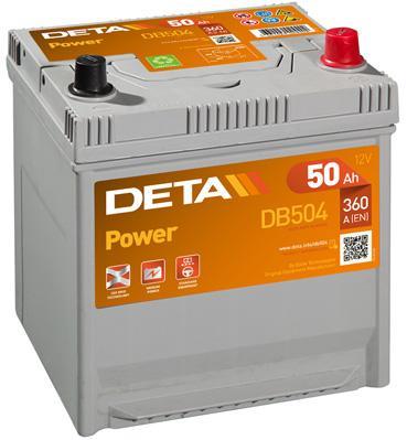 Deta DB504 Акумулятор Deta Power 12В 50Ач 360А(EN) R+ DB504: Купити в Україні - Добра ціна на EXIST.UA!