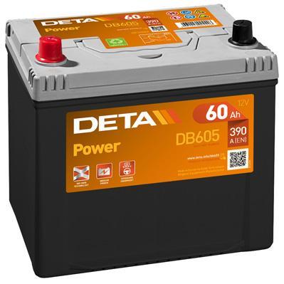 Deta DB605 Акумулятор Deta Power 12В 60Ач 390А(EN) L+ DB605: Купити в Україні - Добра ціна на EXIST.UA!