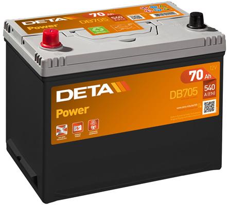 Батарея акумуляторна Deta Power 12В 70Аг 540А(EN) L+ Deta DB705